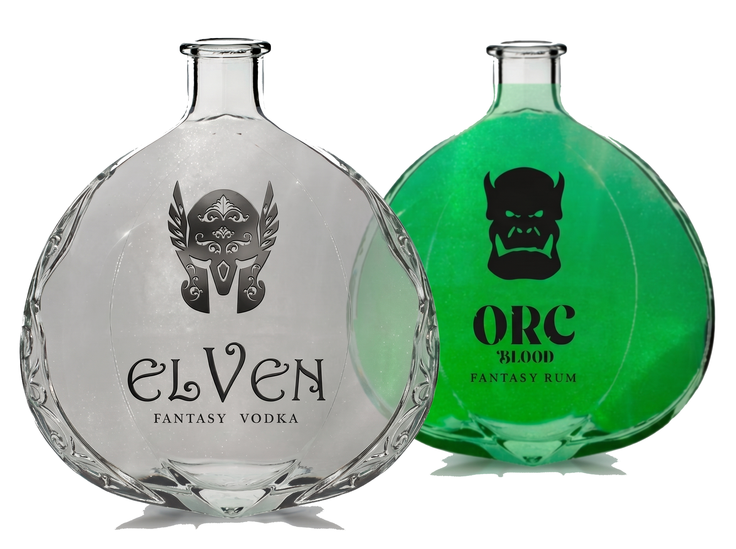 Botellas Fantasy Orc Blood i Vodka Elven